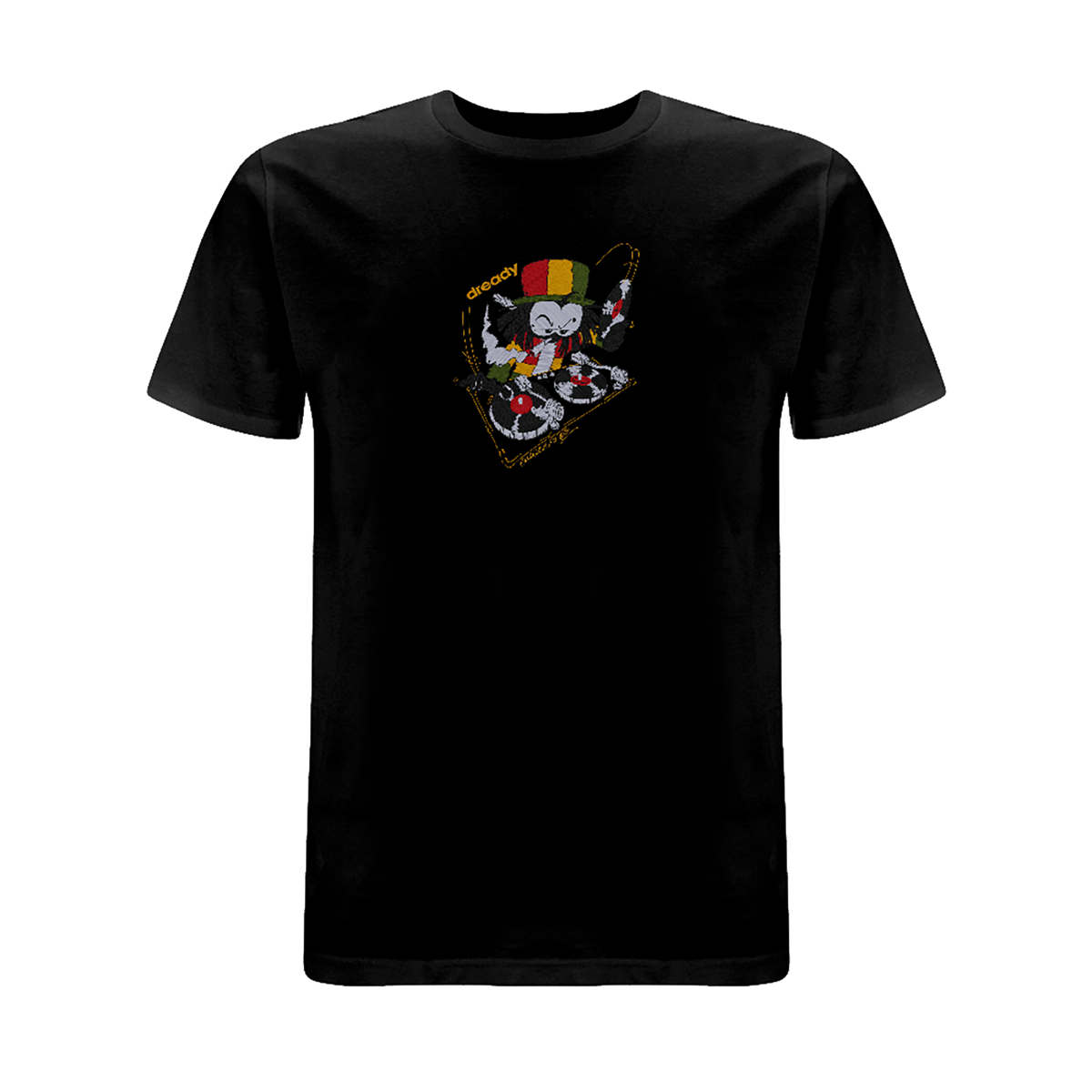 Dready 'Wheel it Up' Embroidered T- Shirt