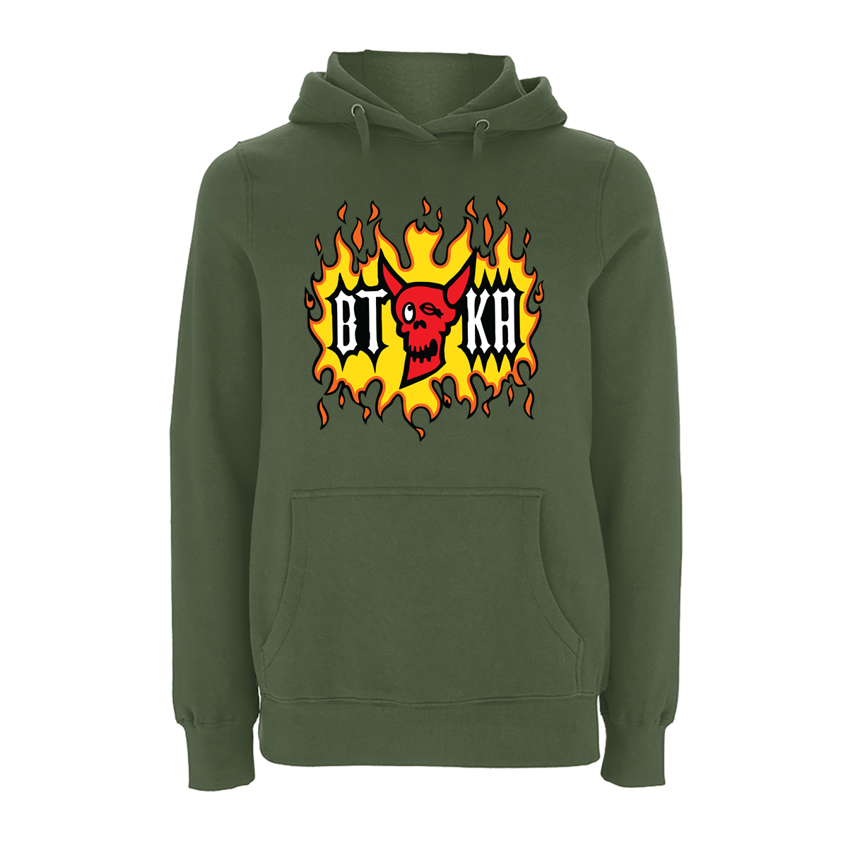 BTKA Horny Devil Front Print Hood