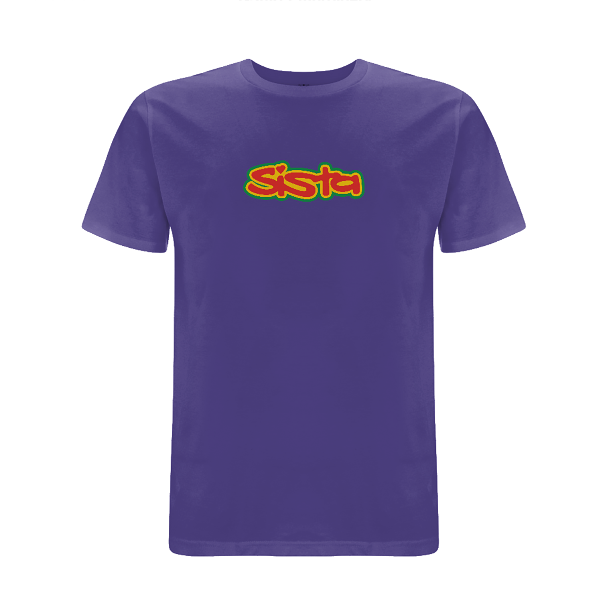 Sista Large logo, embroidered T-shirt – Rave inspired 90s streetwear, retro fashion from Have a nice day london store