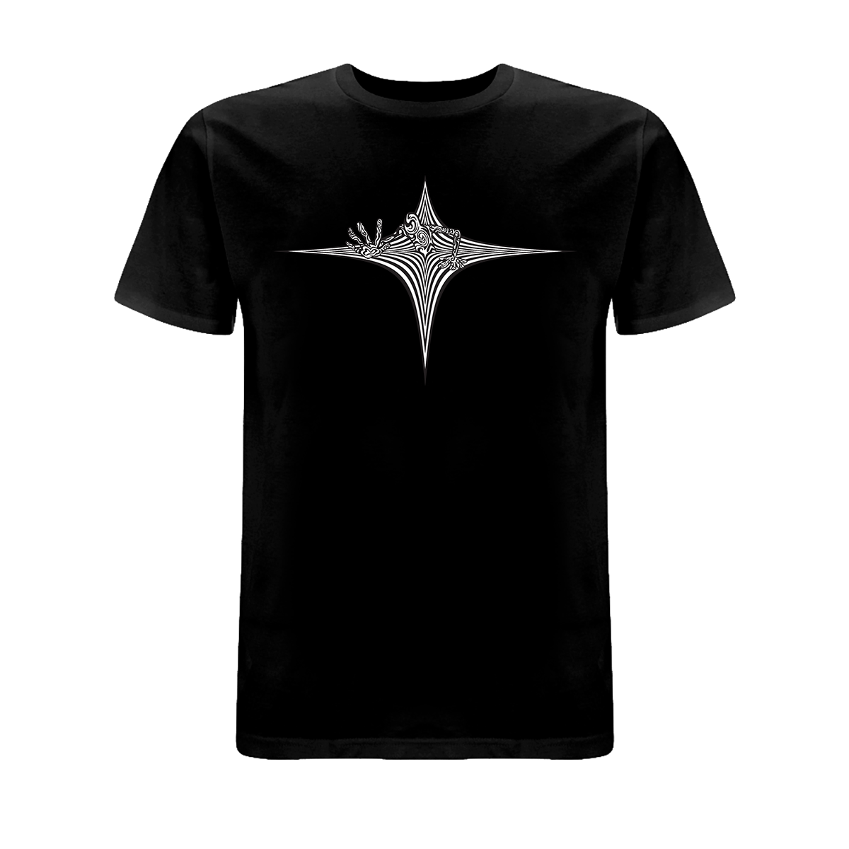 Vortex Stargate Front and back print organic T-Shirt
