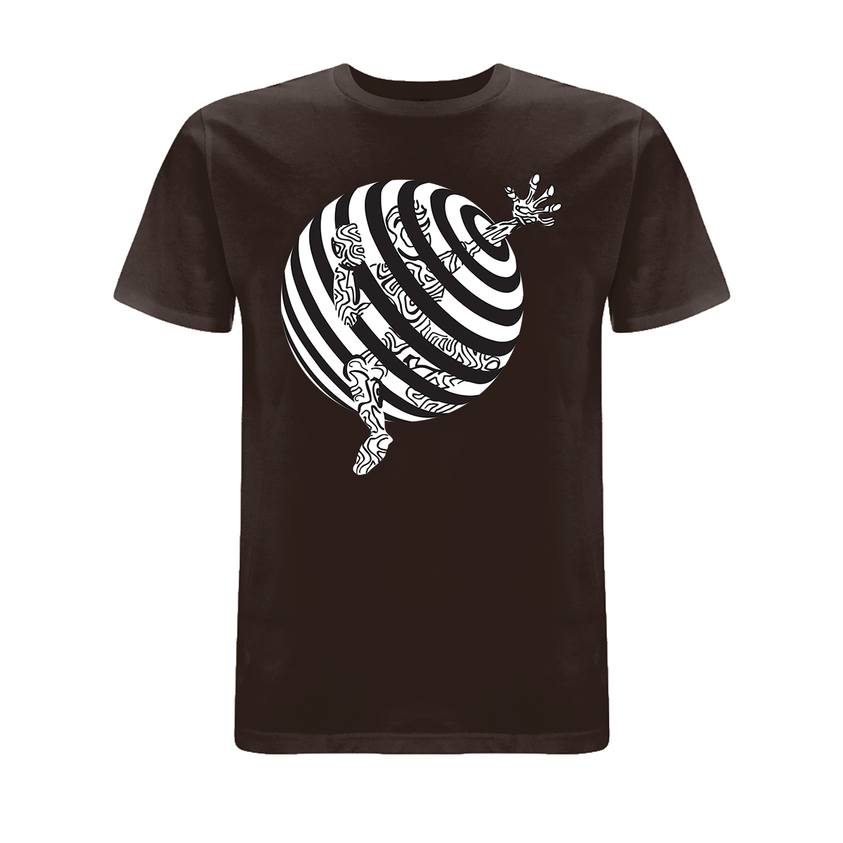 Vortex Trapped Front and back print organic T-Shirt