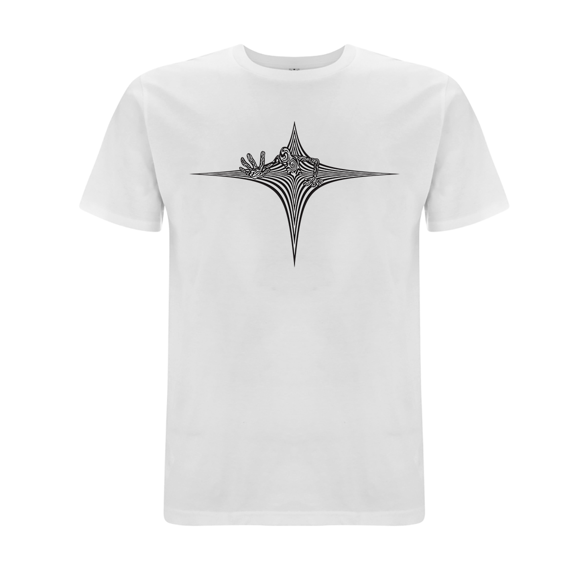 Vortex Stargate Front and back print organic T-Shirt