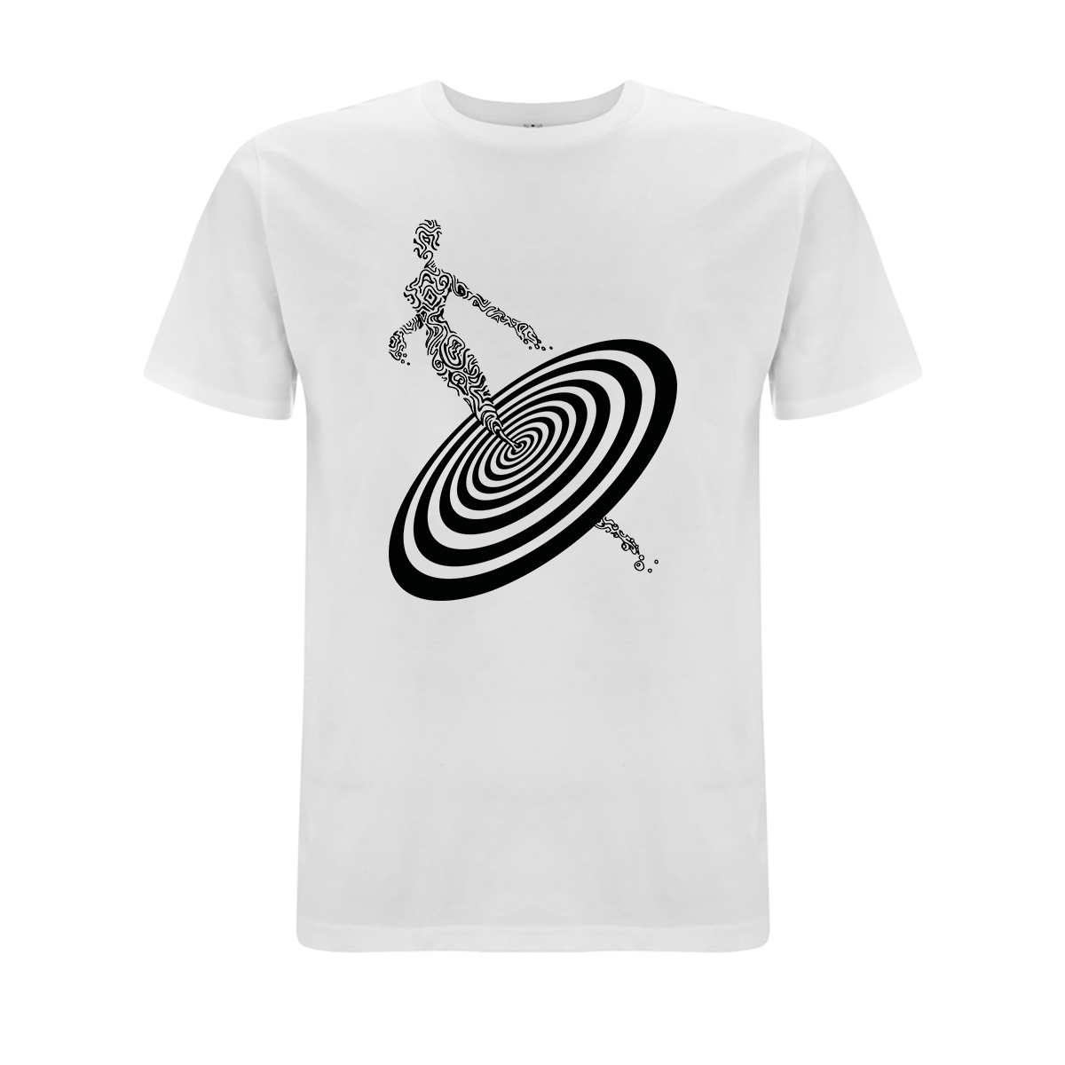 Vortex Alienne Front and back print organic T-Shirt