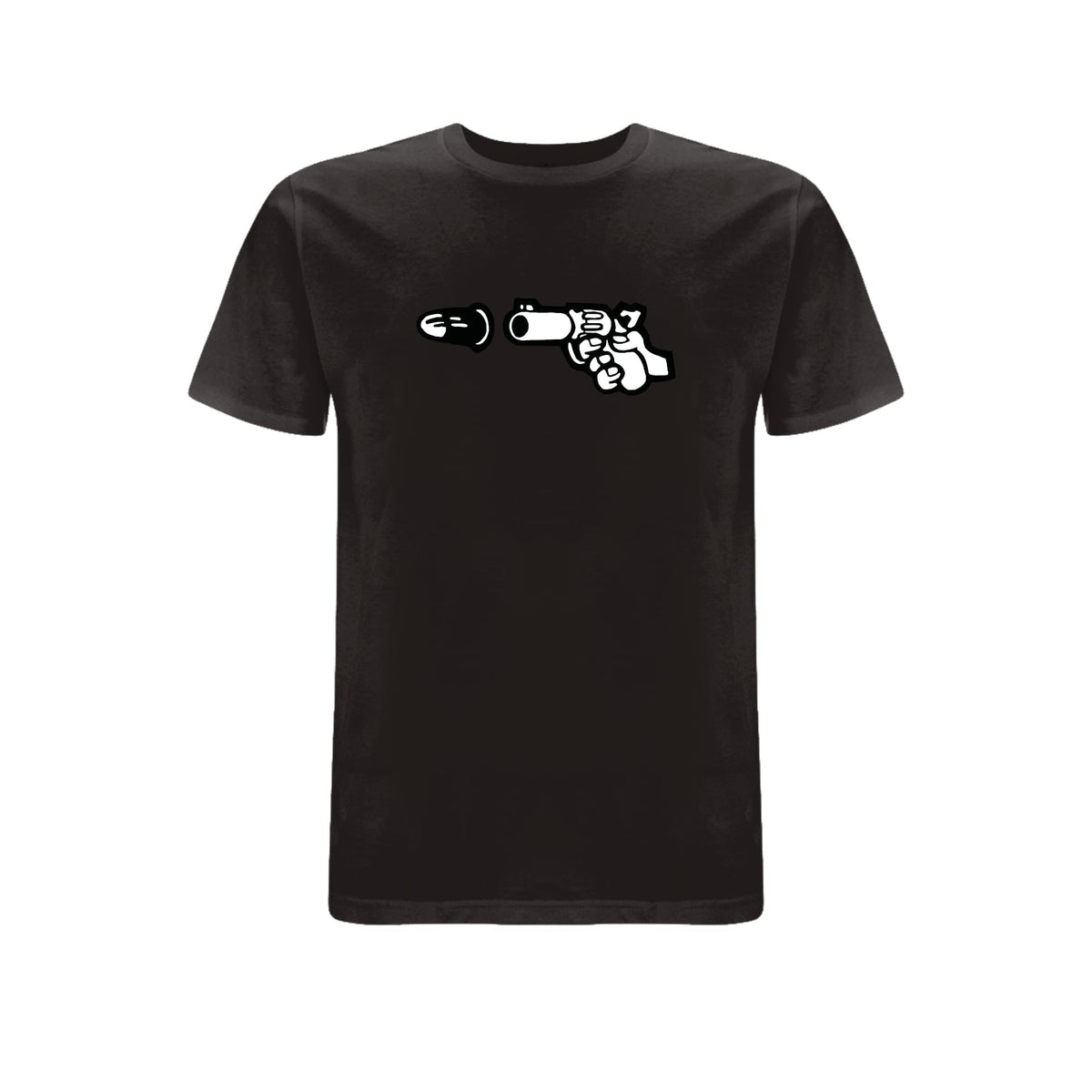 BTKA PISTOL FRONT PRINT LOGO T-SHIRT – Rave inspired 90s streetwear, retro fashion from Have a nice day london store