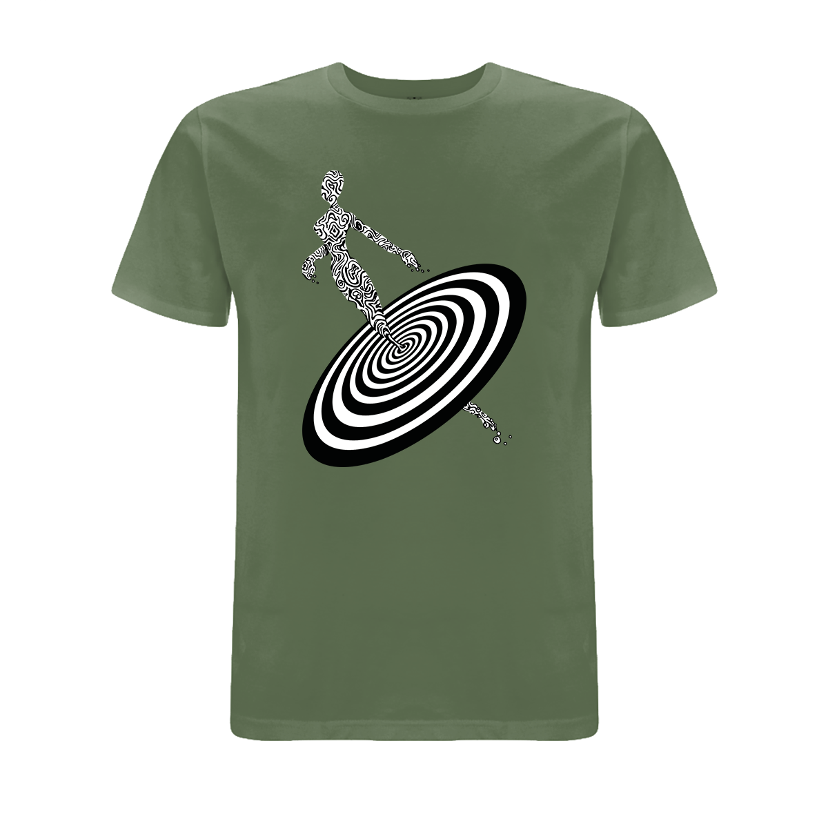 Vortex Alienne Front and back print organic T-Shirt