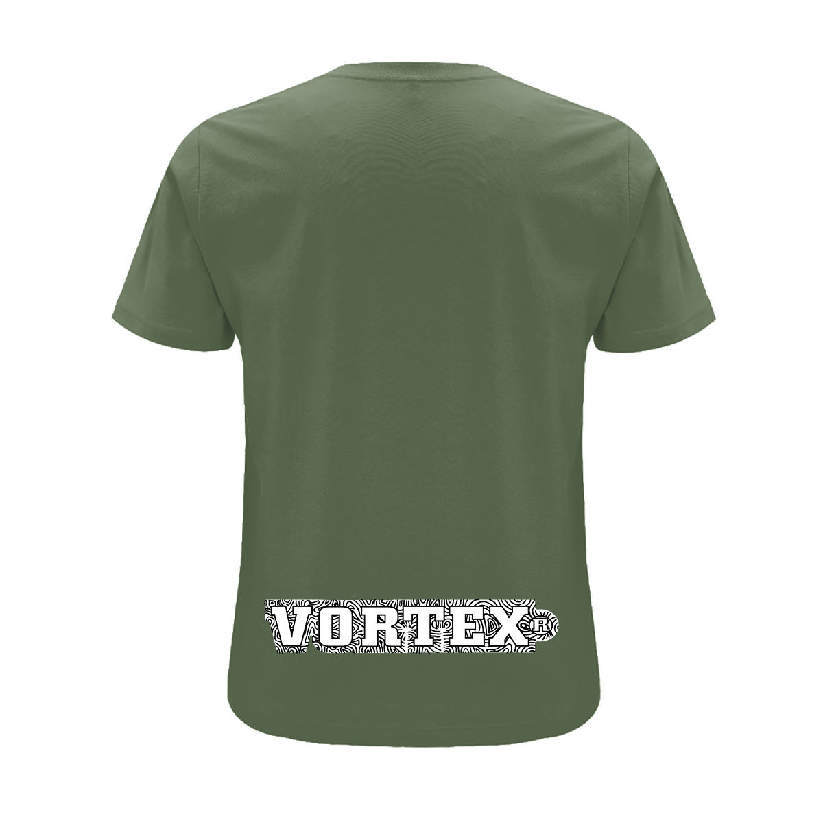 Vortex Trapped Front and back print organic T-Shirt