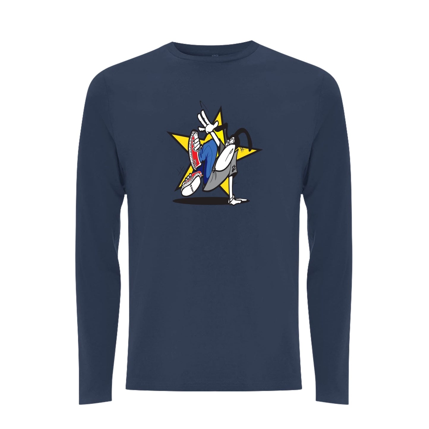Funky dog Dog Star Front Print Long Sleev