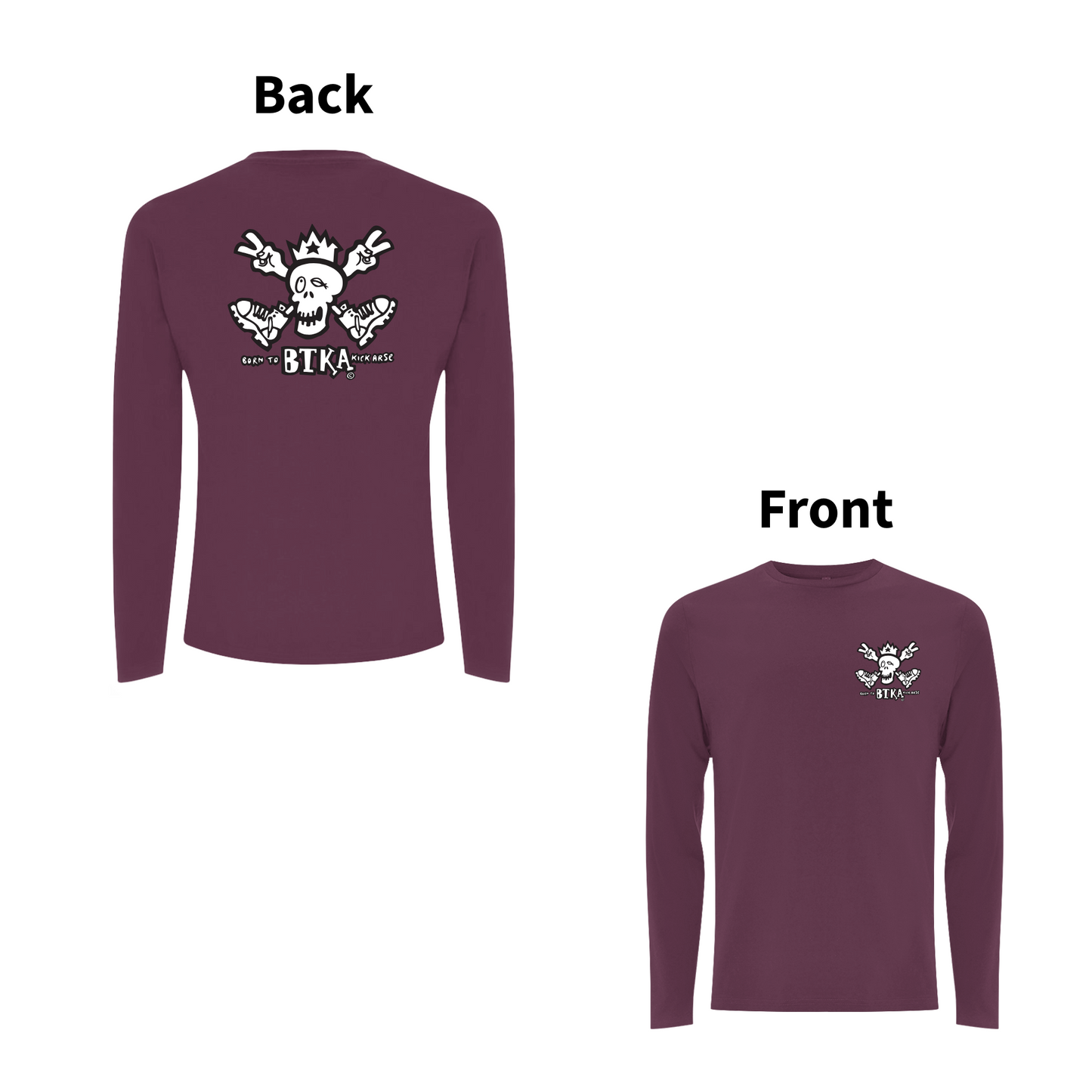 BTKA Classic Front and Back Print Long Sleeves