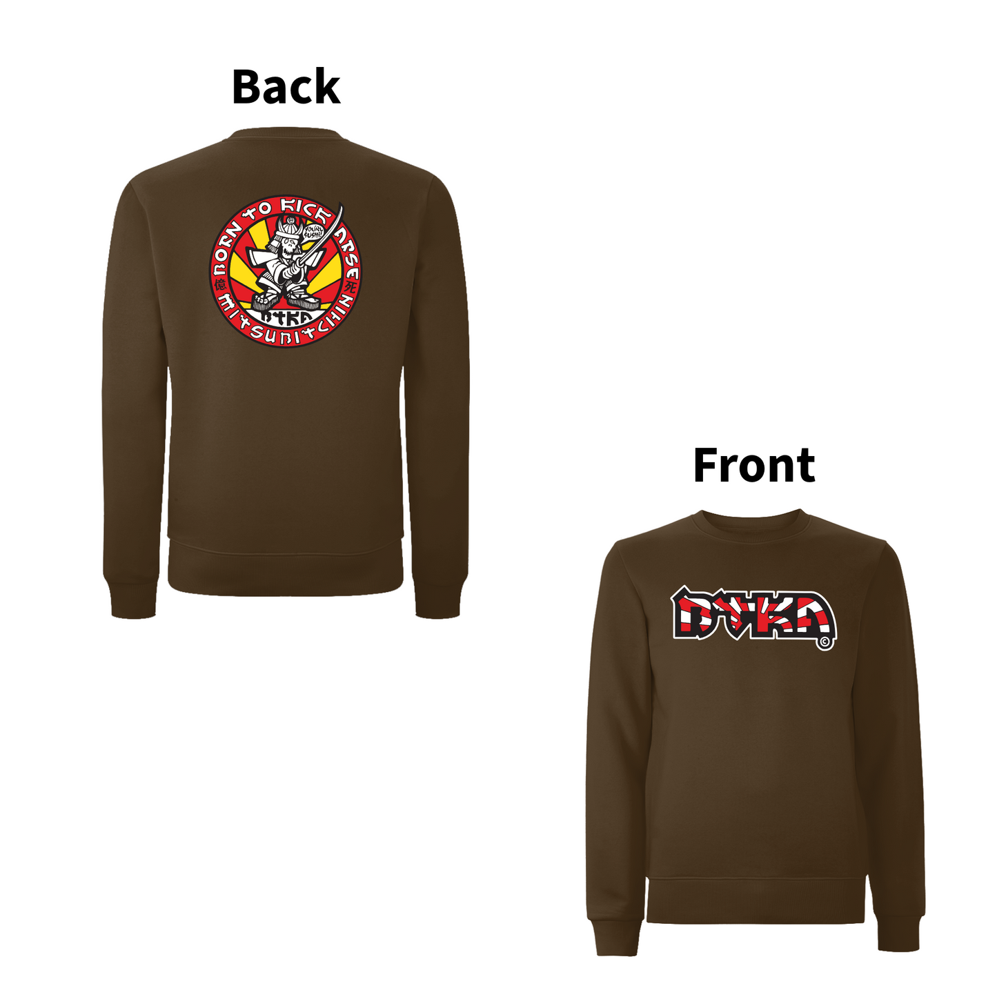 BTKA - SUSHI Front & Back Print Sweatshirt
