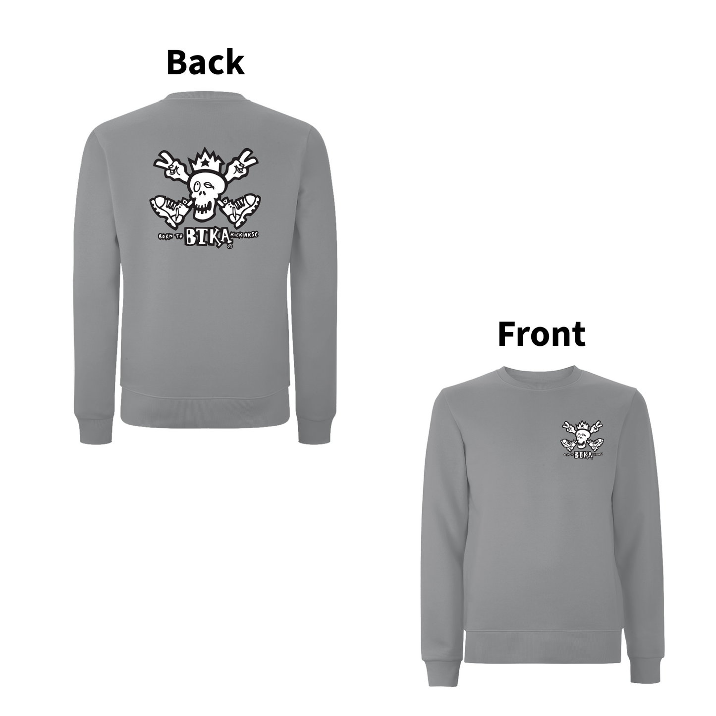 BTKA - CLASSIC LOGO Front & Back Print Sweatshirt