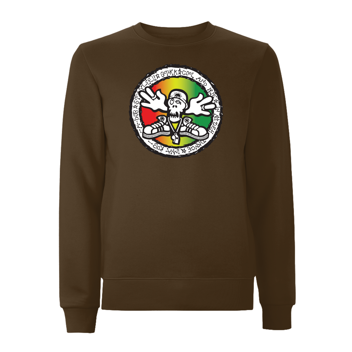 BTKA - COOL and IRIE Large Front Print Sweatshirt