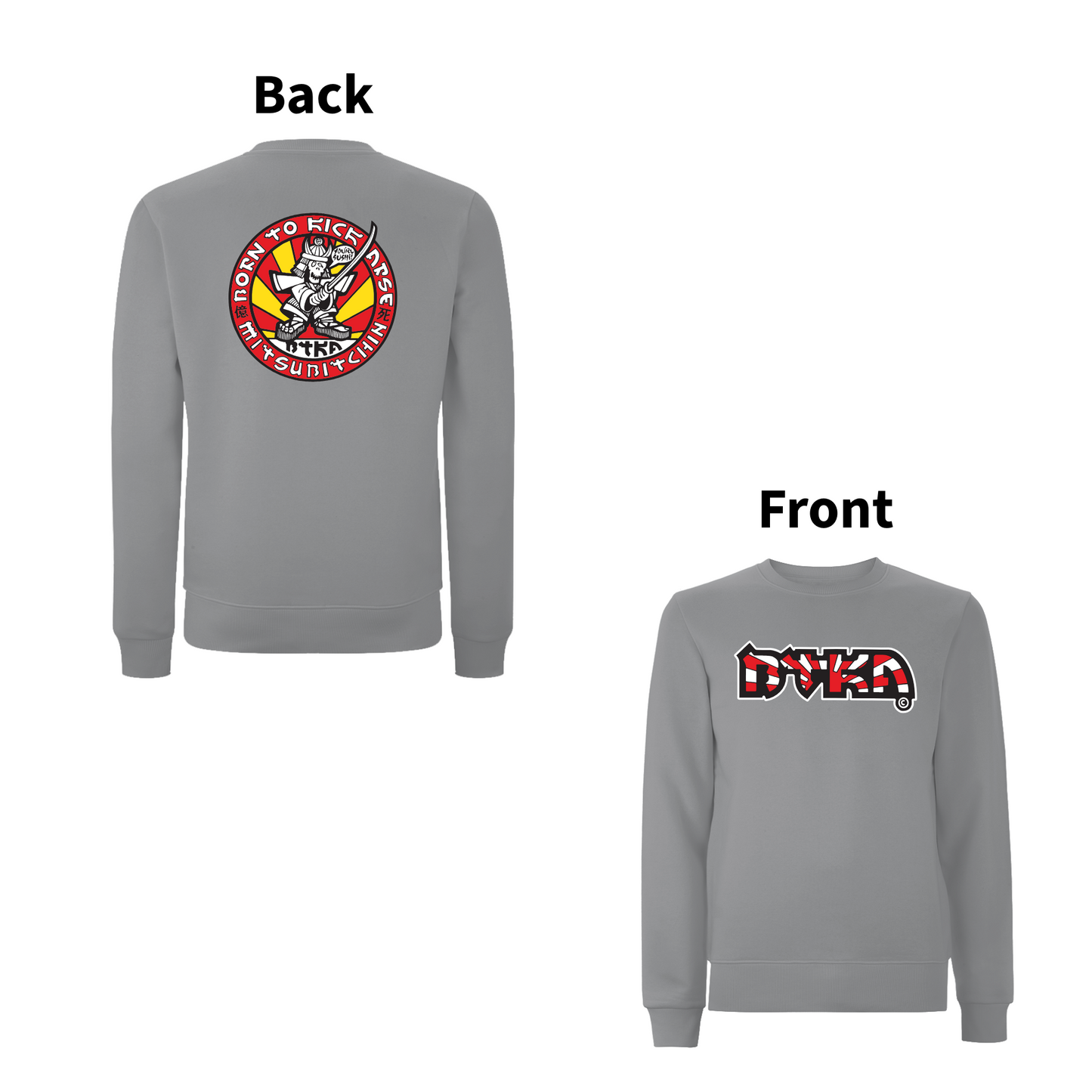 BTKA - SUSHI Front & Back Print Sweatshirt
