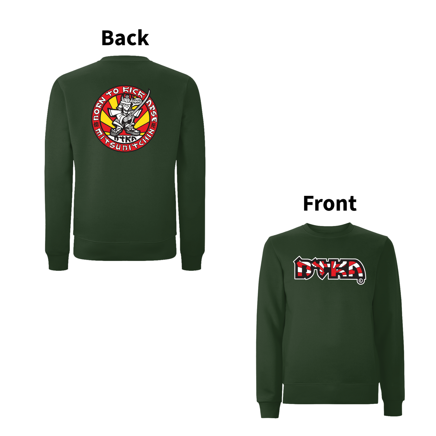BTKA - SUSHI Front & Back Print Sweatshirt