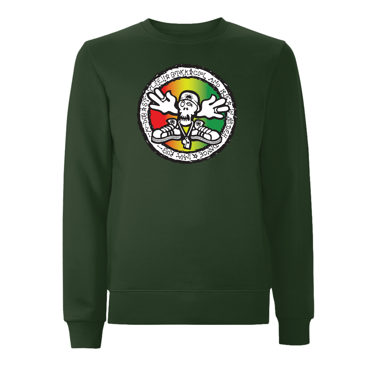BTKA - COOL and IRIE Large Front Print Sweatshirt