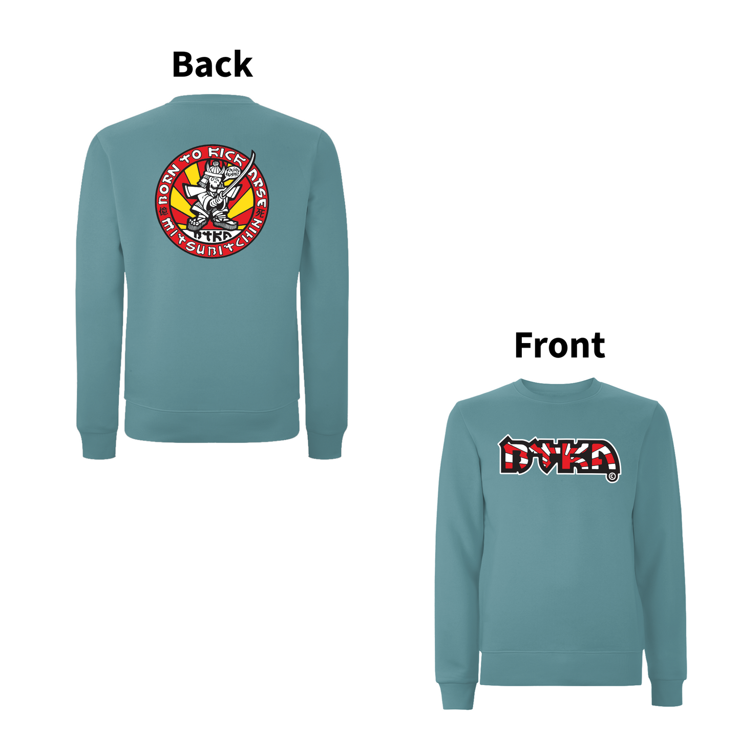 BTKA - SUSHI Front & Back Print Sweatshirt