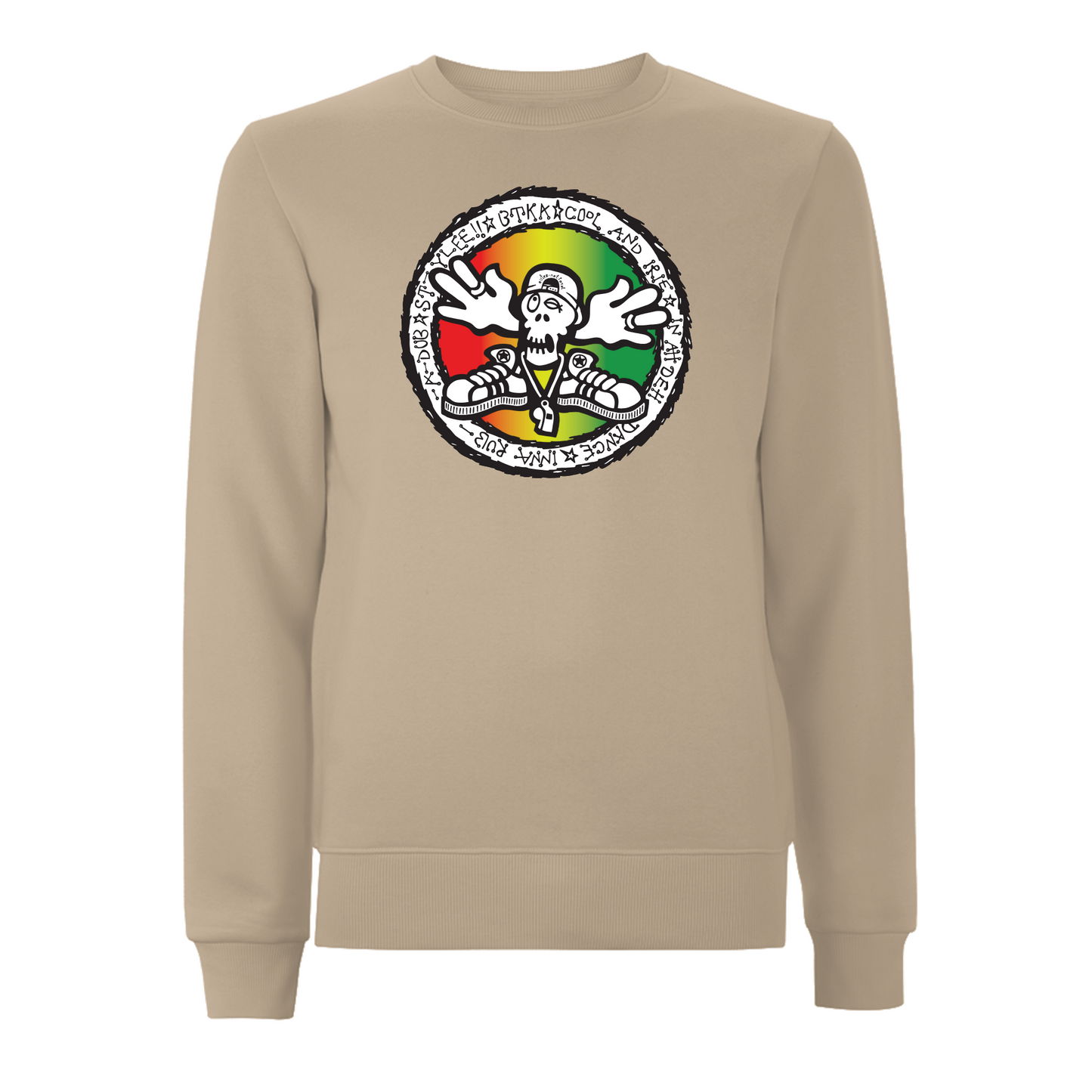 BTKA - COOL and IRIE Large Front Print Sweatshirt