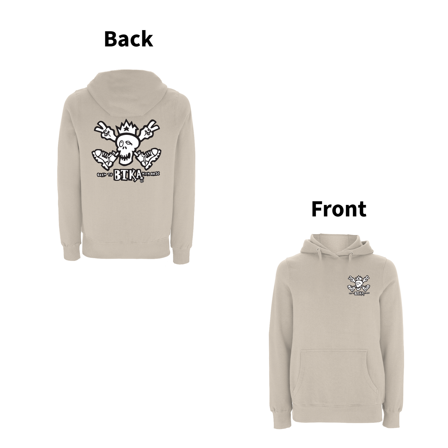 BTKA Classic Logo Front and Back Print Hood