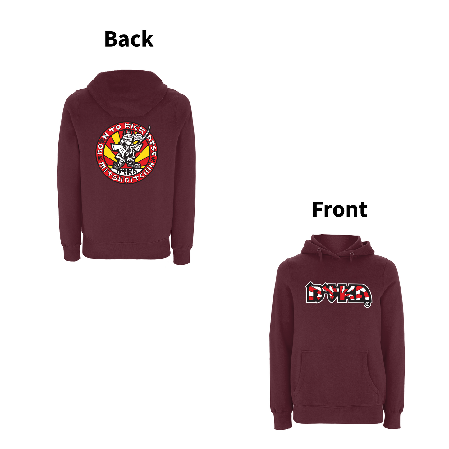 BTKA - SUSHI Front and Back Print Hoodie