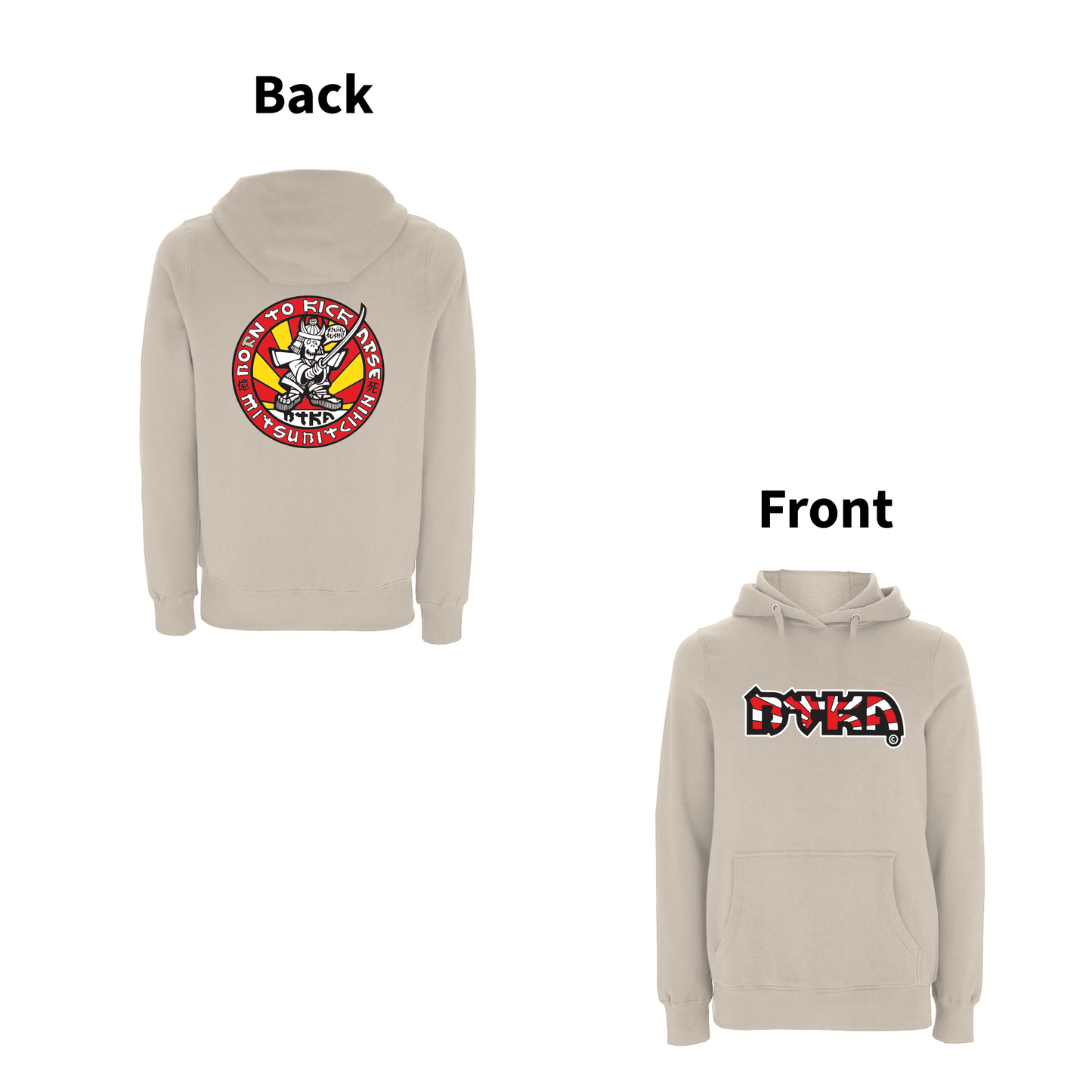 BTKA - SUSHI Front and Back Print Hoodie