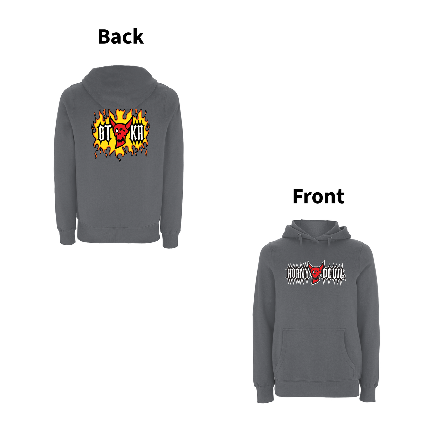 BTKA - HORNY DEVIL Front & Back print Hoodie