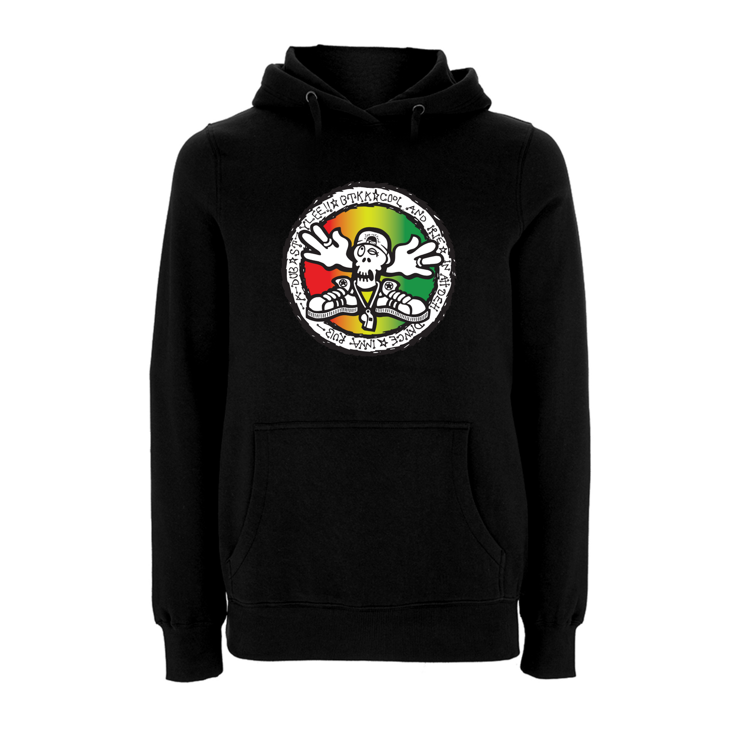 BTKA - COOL and IRIE Large Front Print Hoodie