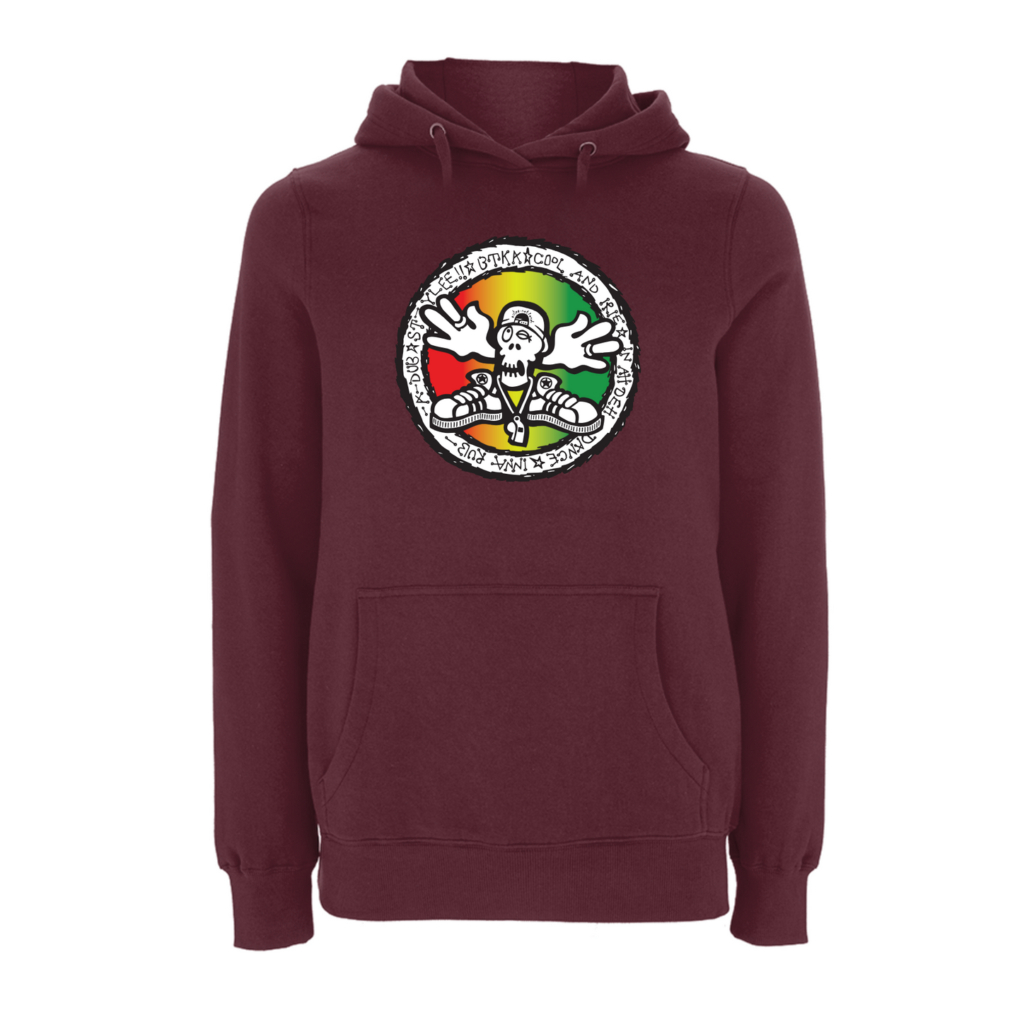 BTKA - COOL and IRIE Large Front Print Hoodie