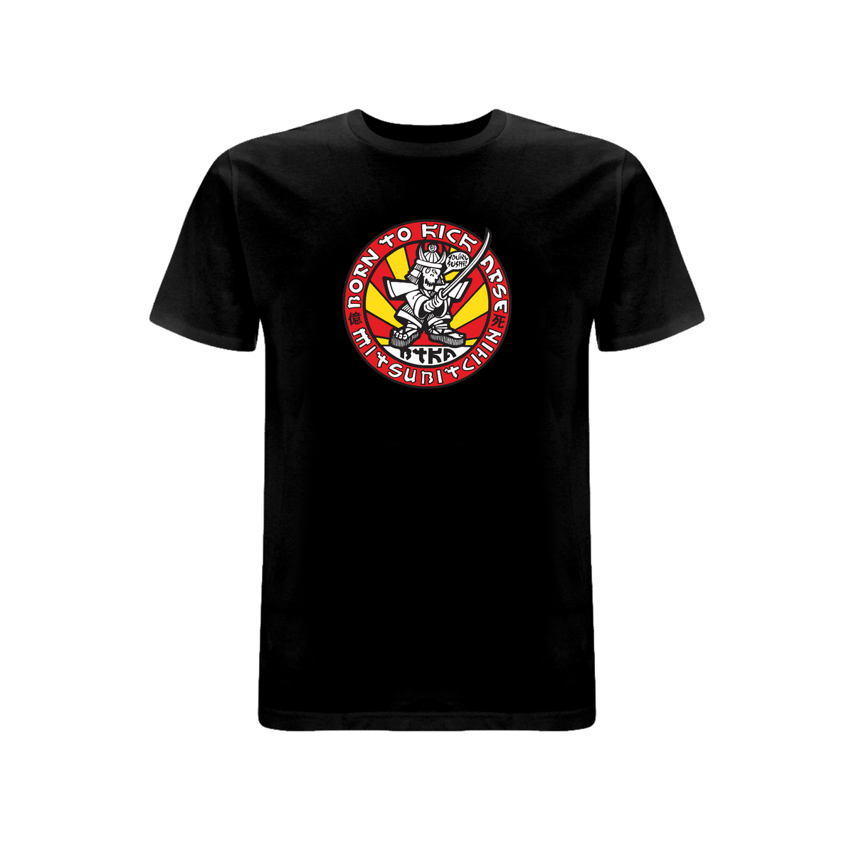 BTKA - SUSHI Front Print T-shirt – Rave inspired 90s streetwear, retro fashion from Have a nice day london store