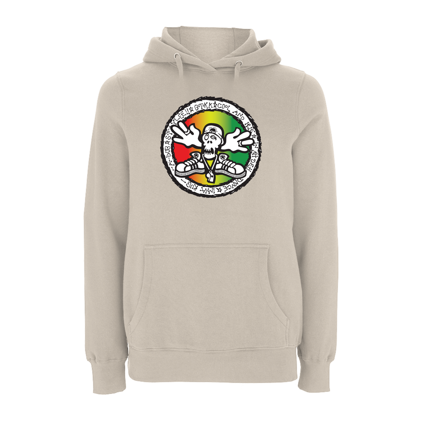 BTKA - COOL and IRIE Large Front Print Hoodie