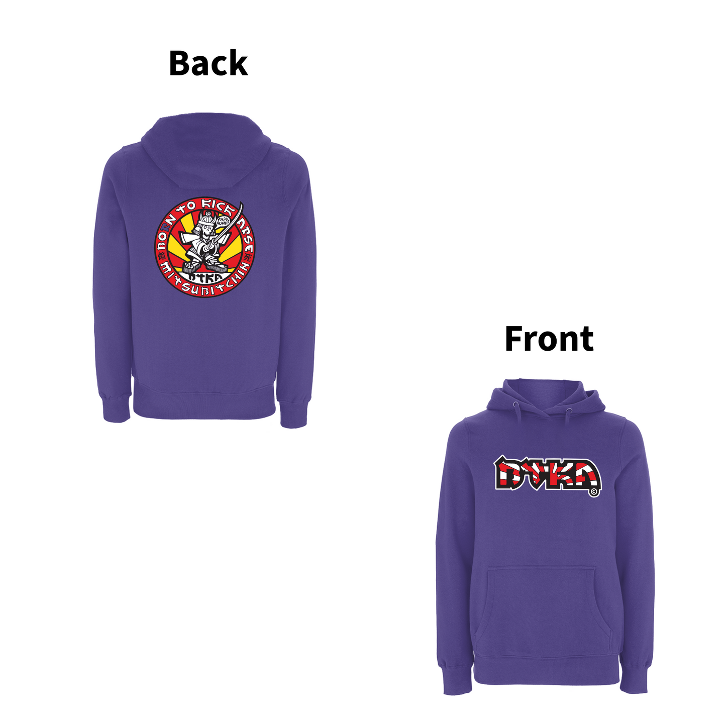 BTKA - SUSHI Front and Back Print Hoodie