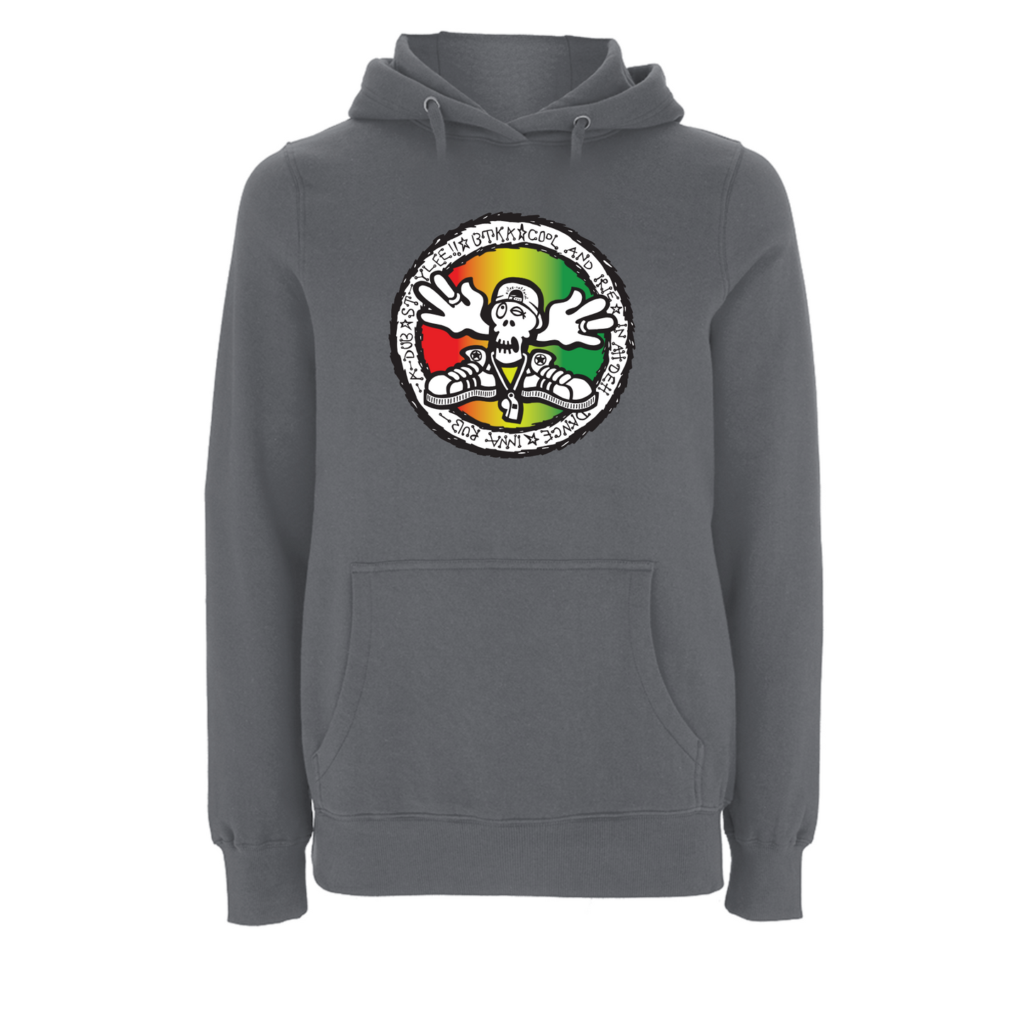 BTKA - COOL and IRIE Large Front Print Hoodie