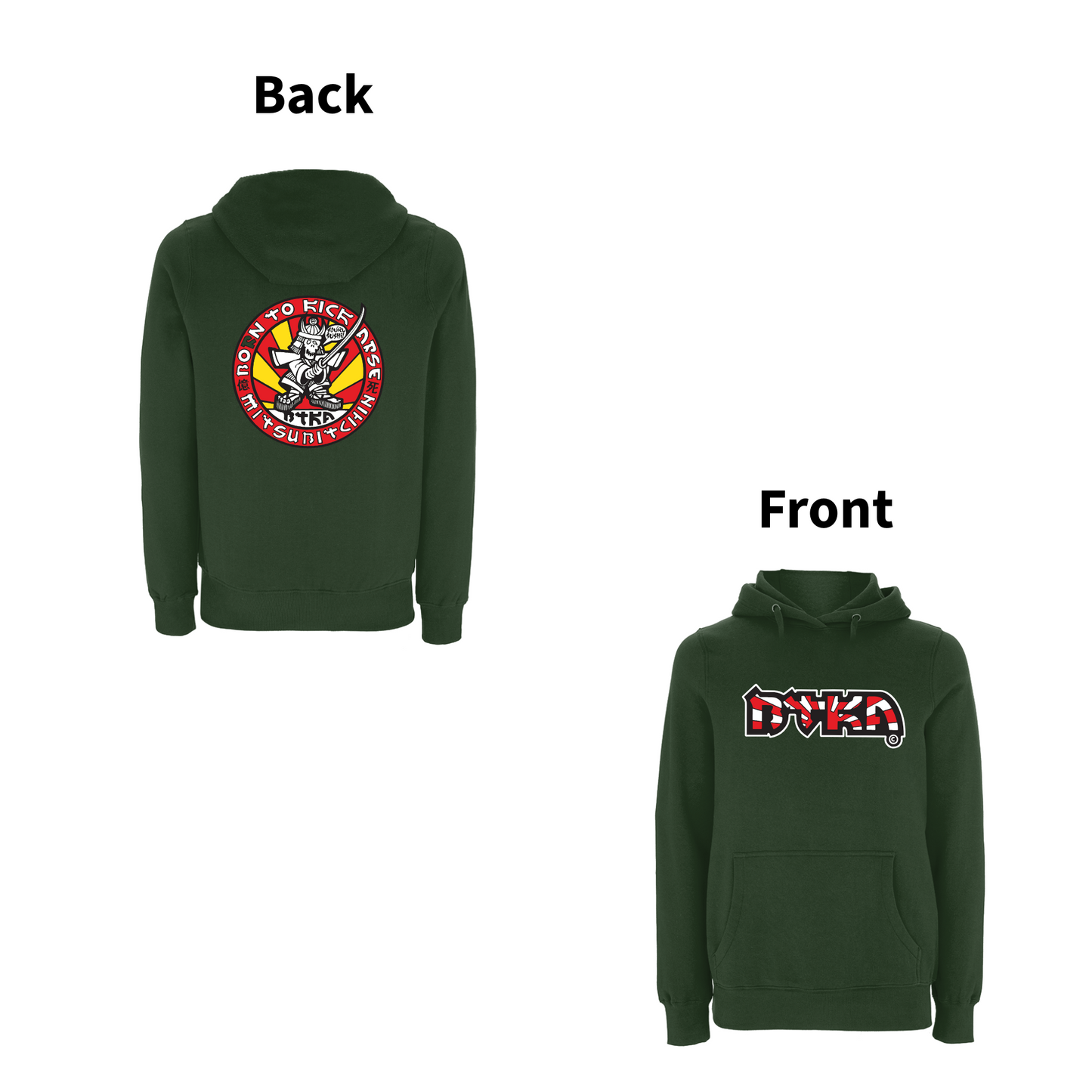 BTKA - SUSHI Front and Back Print Hoodie