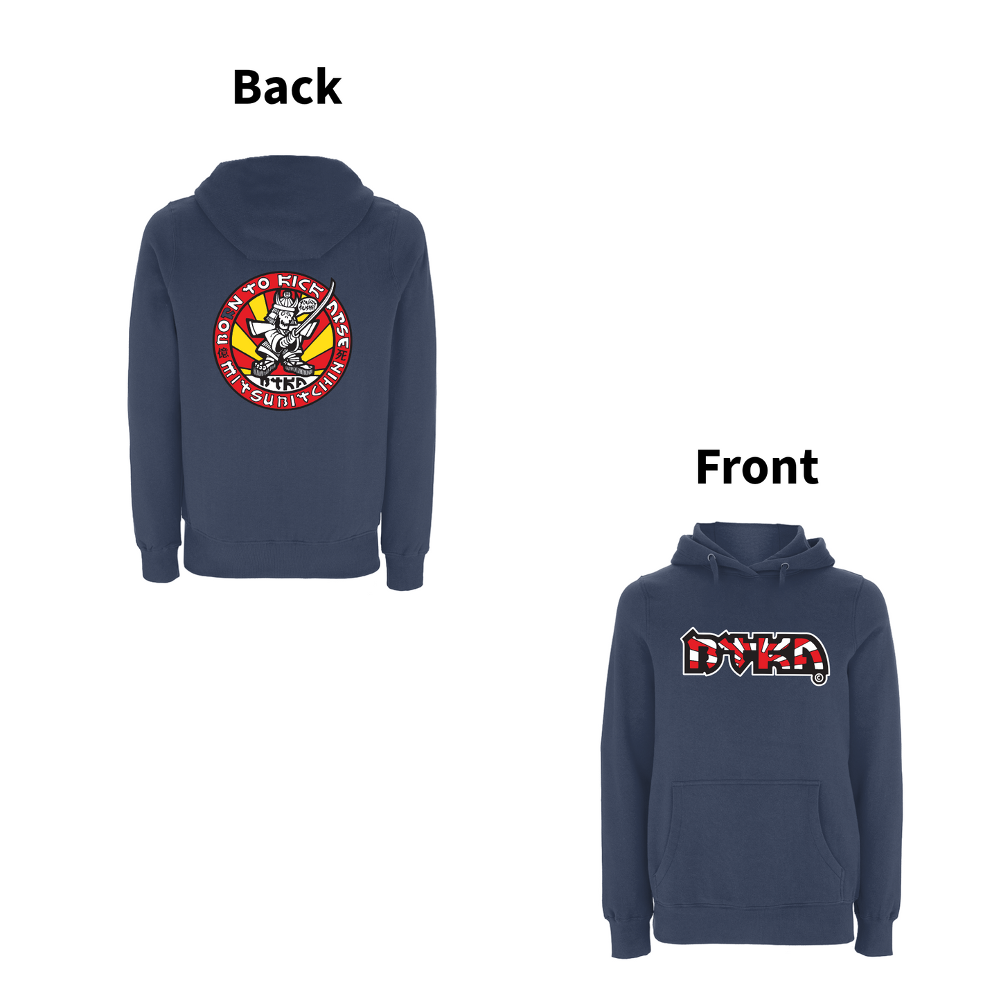 BTKA - SUSHI Front and Back Print Hoodie