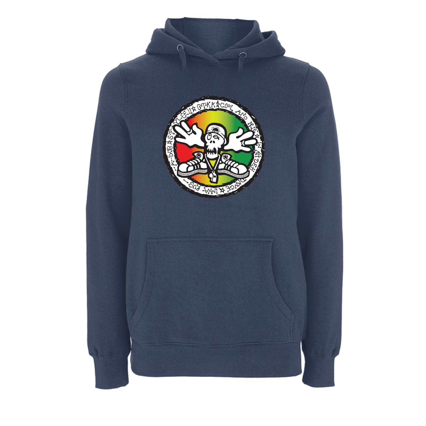 BTKA - COOL and IRIE Large Front Print Hoodie