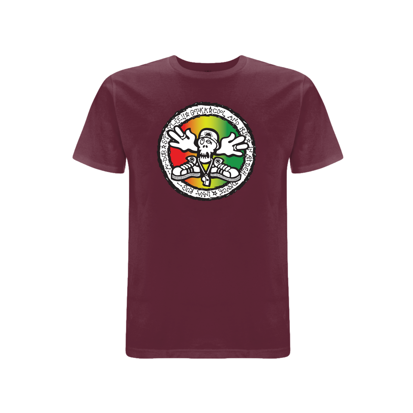 BTKA - COOL AND IRIE Large Front Print T-Shirt