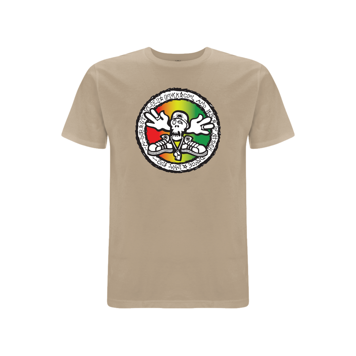 BTKA - COOL AND IRIE Large Front Print T-Shirt
