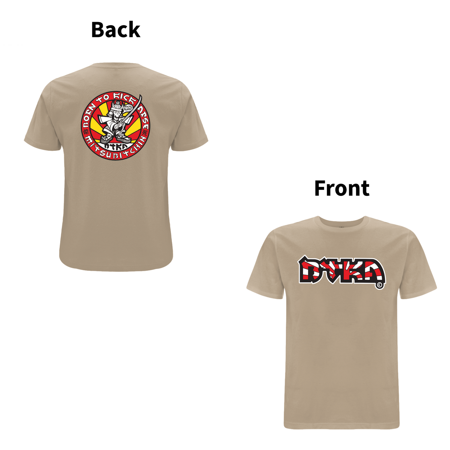BTKA - SUSHI Front and Back Print T-shirt