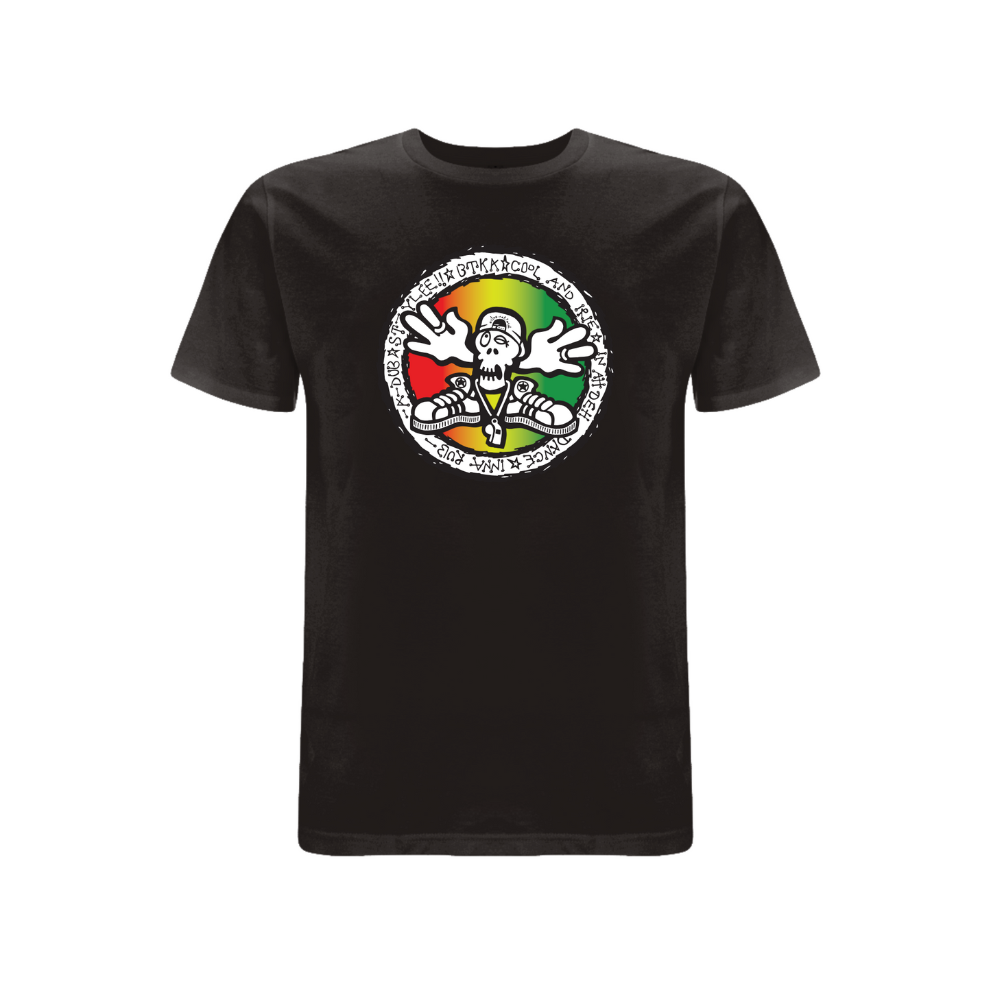 BTKA - COOL AND IRIE Large Front Print T-Shirt