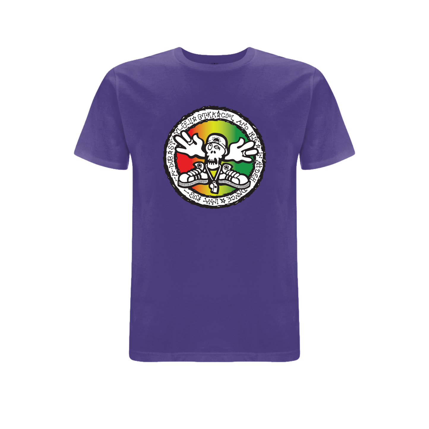 BTKA - COOL AND IRIE Large Front Print T-Shirt