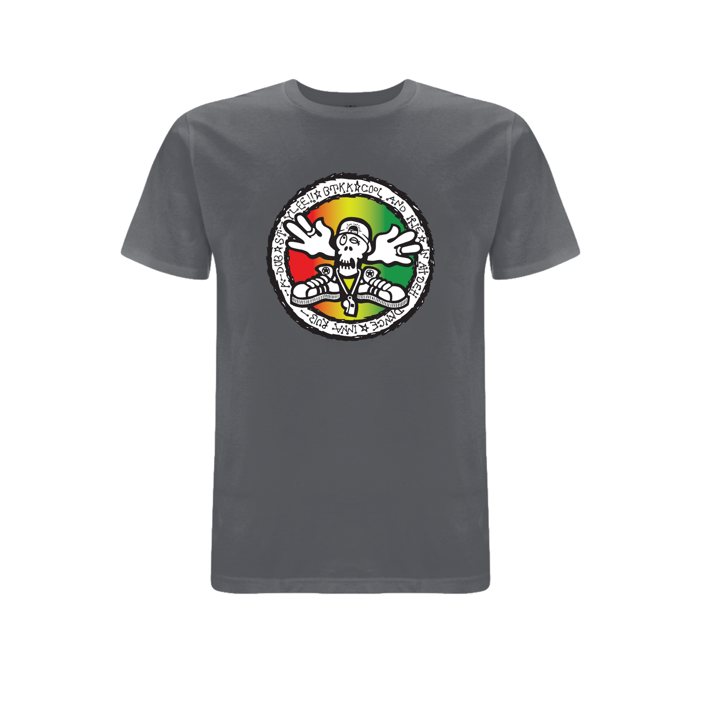 BTKA - COOL AND IRIE Large Front Print T-Shirt