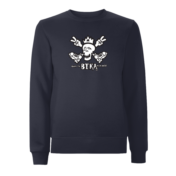 BTKA - CLASSIC Front Print Sweatshirt – Rave inspired 90s streetwear, retro fashion from Have a nice day london store