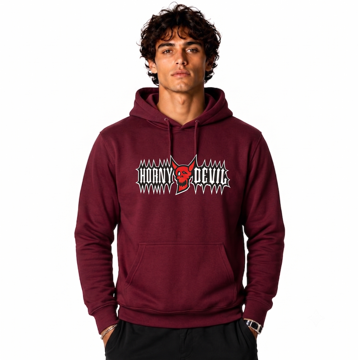 BTKA - HORNY DEVIL Front & Back print Hoodie
