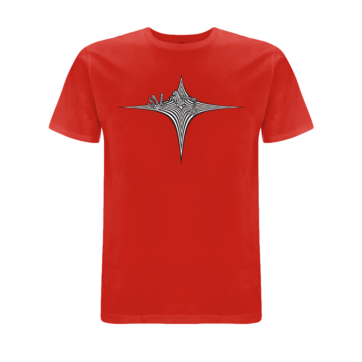 Vortex Stargate Front and back print organic T-Shirt