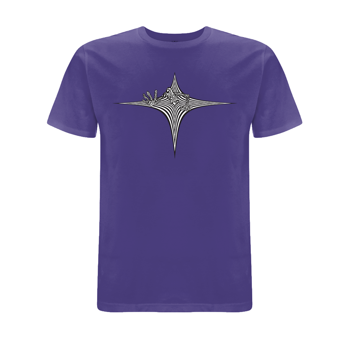 Vortex Stargate Front and back print organic T-Shirt