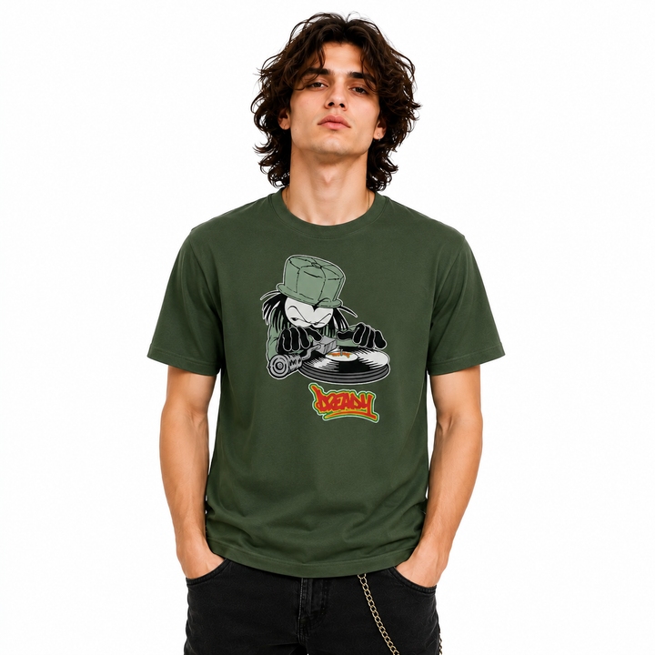 DJ DREADY Front print T - Shirt
