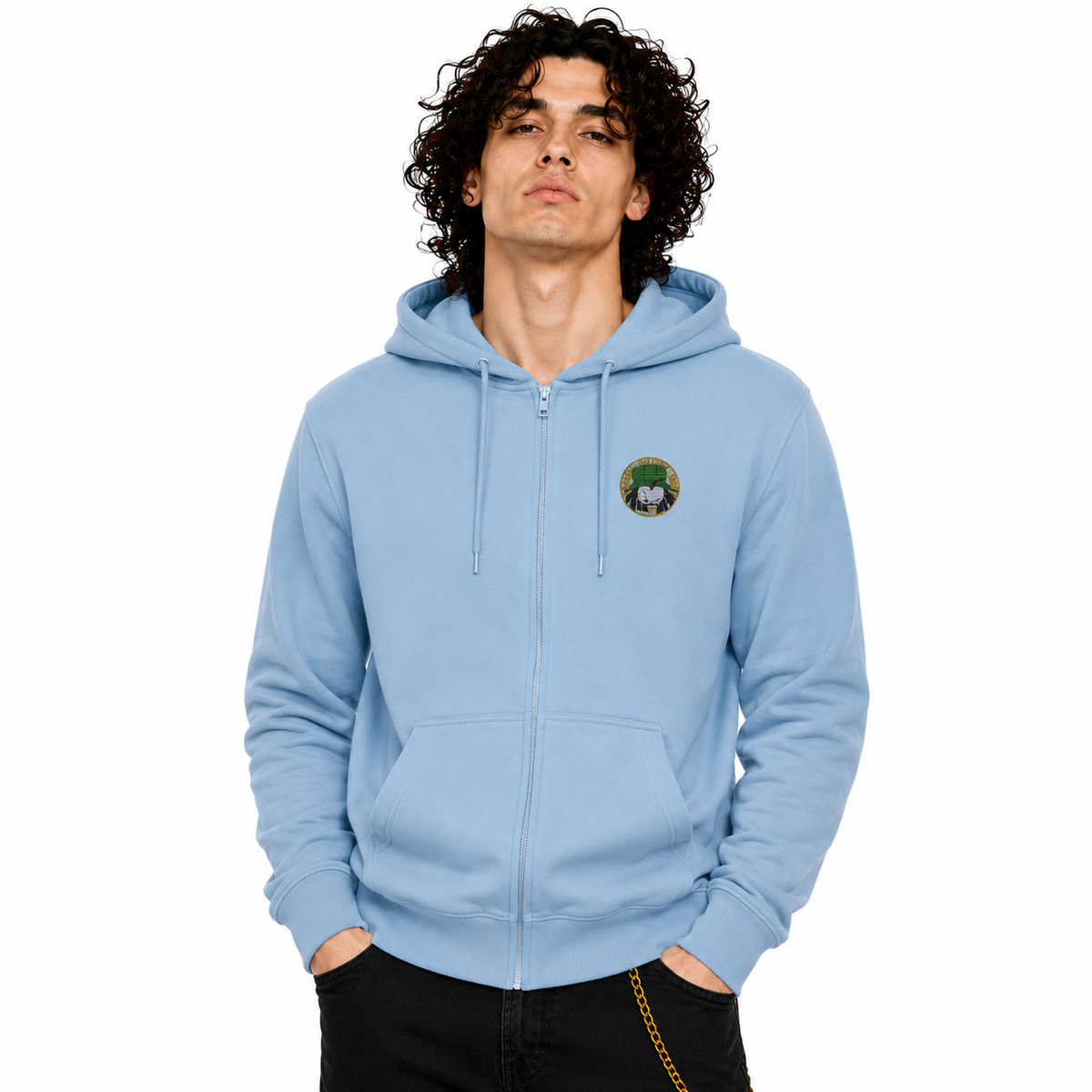 Dready OG '97 embroidered front zip hood