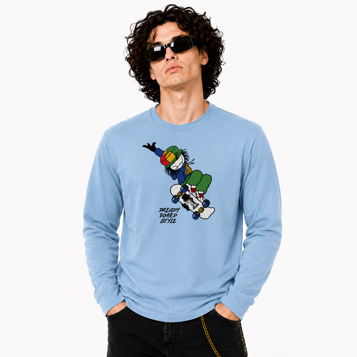 Dready skateboard style longsleeve