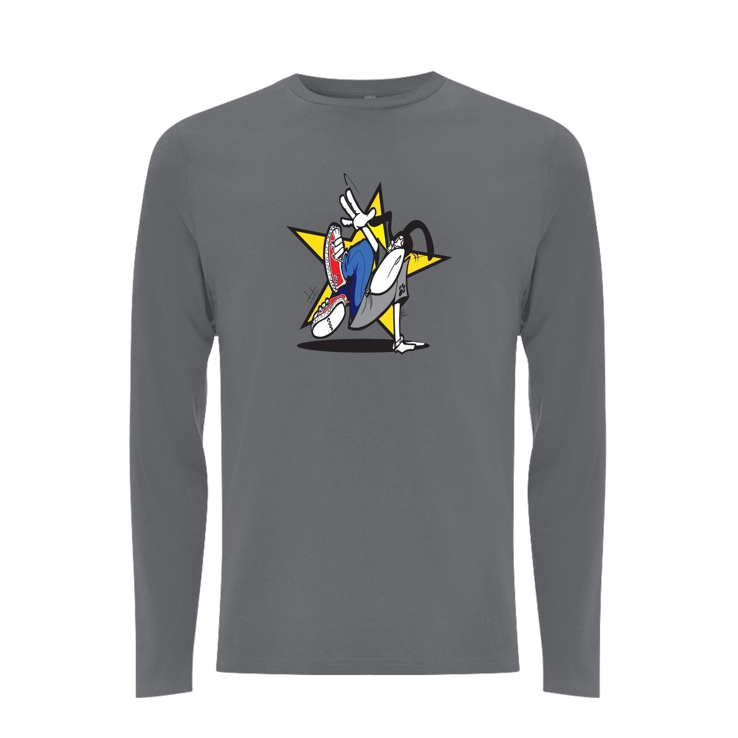 Funky dog Dog Star Front Print Long Sleev