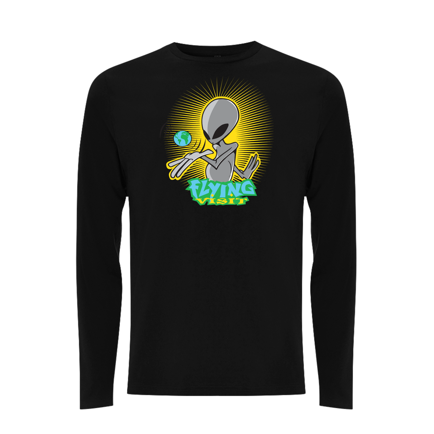 FLYING VISIT - WHOLE WORLD Longsleeve T-shirt