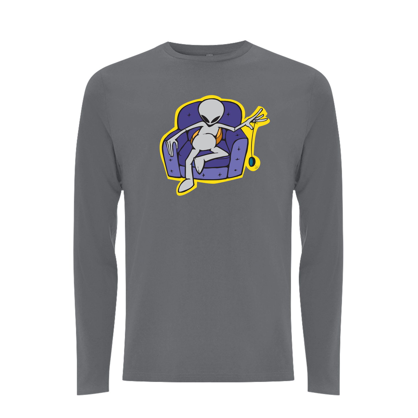 FLYING VISIT - COUCH Longsleeve T-shirt