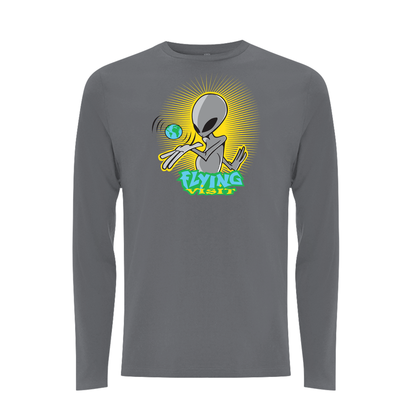 FLYING VISIT - WHOLE WORLD Longsleeve T-shirt